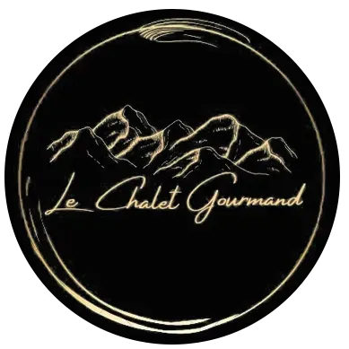 LOGO RESTAURANT le chalet gourmant noir