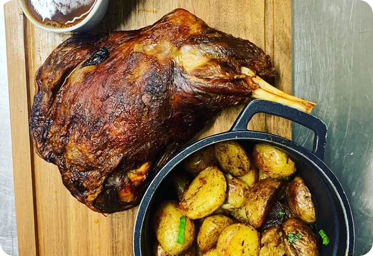 Plat viande à Vaujany